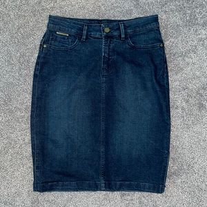 Ivanka Trump pencil denim skirt
